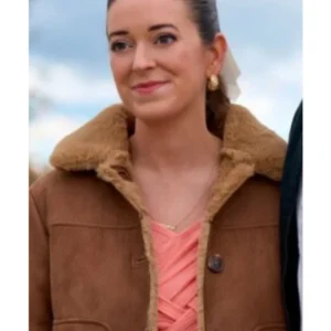 Baked With Love Holiday 2025 Brown Shearling Jacket