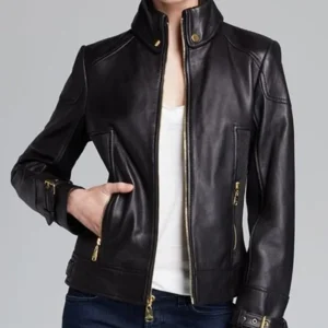 Classic Leather Jackets Super Henzy Women