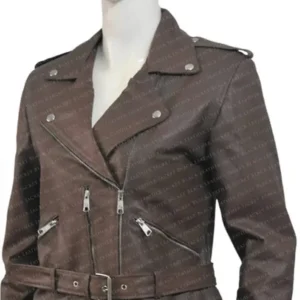 Classic Nancy Women Leather Jacket