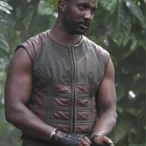 Eme Ikwuakor Inhumans Leather Vest