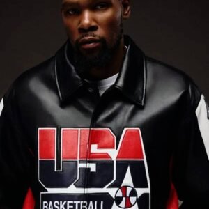 Kevin Durant USA Basketball Leather Jacket
