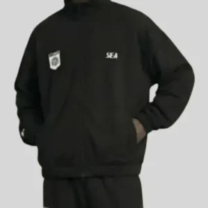 Re Creation Playstation x Wind and Sea Black Jacket