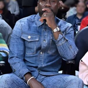 Rockets vs Lakers Gameday Kevin Hart Denim Shirt