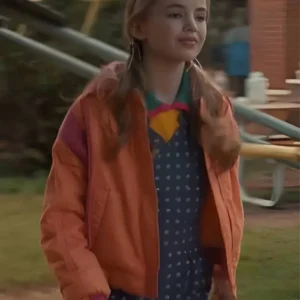Stranger Things S5 Holly Wheeler Orange Bomber Jacket