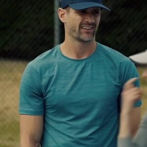 A Pickleball Christmas 2025 James Lafferty Aqua Blue Tee