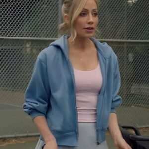 A Pickleball Christmas 2025 Zibby Allen Blue Hoodie