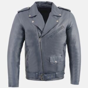 asymmetrical biker blue leather jacket d974f298 72b4 48e7 8662 3049147b2165