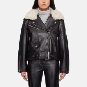 black biker leather jacket women with fur collar 90be09ff 7383 4fad bb8a 52849cc97c95