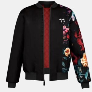black floral bomber jacket mens fc341628 852c 42c5 ae45 43613a6d7285
