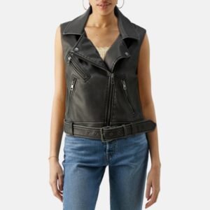 black motorcycle leather vest women 628917b5 b1d4 4e96 97f4 72fef131dd98