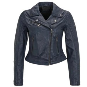 blue leather biker jacket 8230310d 7c19 4a72 92cd 170afe7fc927 248980