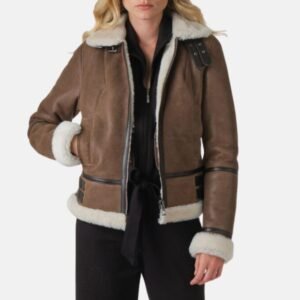 brown leather jacket womens 2dd14ac1 8d9a 4950 92bb 8100e185d41a