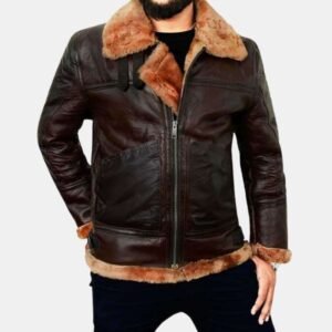 brown leather shearling jacket mens 692e5a6a a452 4eeb 963d c7ae3328d1de