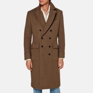 dark brown double breasted trench wool coat men 6d0a3727 a4aa 4bae ad2d 91c3bbf437b3