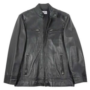 Forgeway Leather Zip Jacket for Men