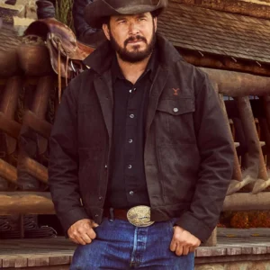 yellowstone rip wheeler black cotton jacket 2