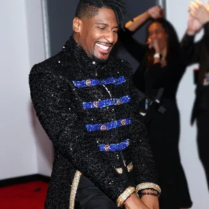 68th GRAMMY Awards 2026 Jon Batiste Black Sequin Jacket