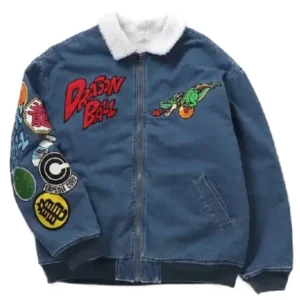 BREEZE x Dragon Ball 2026 Denim Boa Jacket for Men and Women