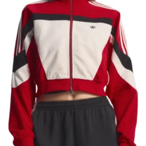 Buy Womens Blocking Cropped Track Jacket On Sale