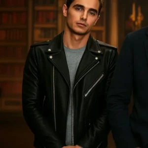 Jack Wilder Movie Now You See Me Now You Dont 2025 Dave Franco Black Leather Jacket
