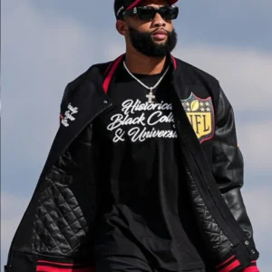 KhaDarel Hodge HBCU Black Varsity Jacket For Unisex