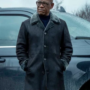 Lennie James Mayor of Kingstown S04 Frank Moses Shearling Coat