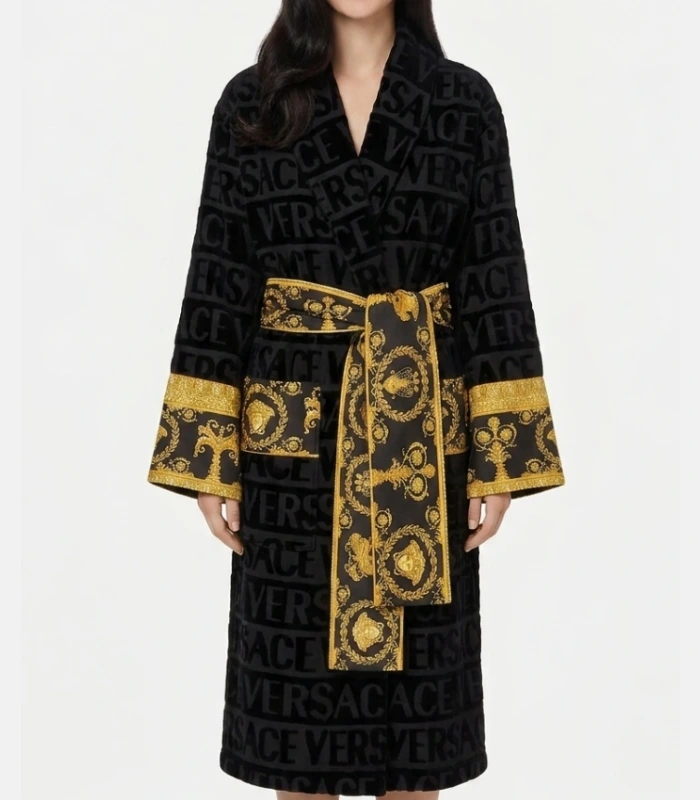 Black Versace Robe - Image 3