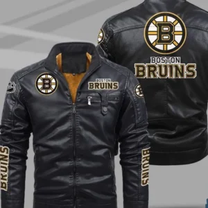 Boston Bruins NHL Team Leather Jacket