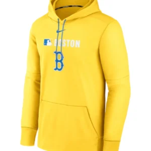 Boston Red Sox 2025 City Connect Yellow Hoodie