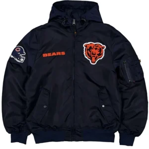 Chicago Bears Historic L-2B Bomber Hooded Jacket