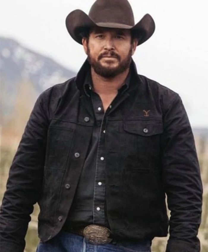 The Yellowstone Rip Wheeler Black Cotton Jacket