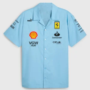 Miami Grand Prix Ferrari Racing Blue Shirt