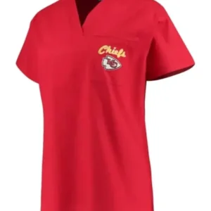 Kansas City Chiefs Red Scrubs