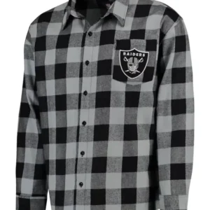 Las Vegas Raiders Flannel Shirt