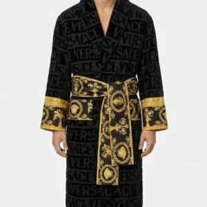 Black Versace Robe
