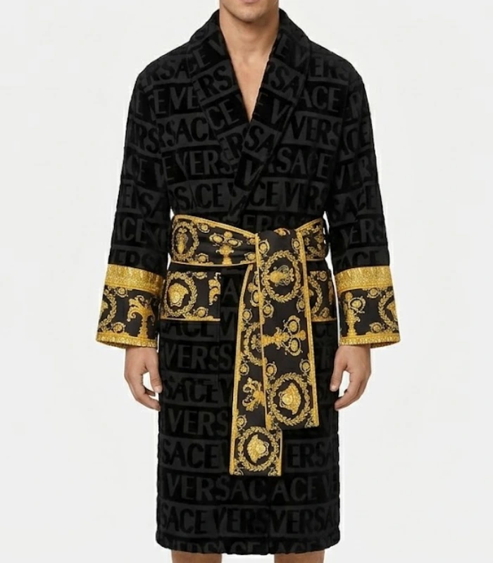 Black Versace Robe