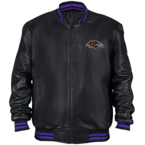 Baltimore Ravens Black Varsity Jacket