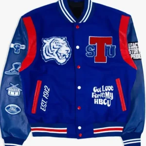 Tennessee State Motto 3.0 Royal Blue Varsity Jacket