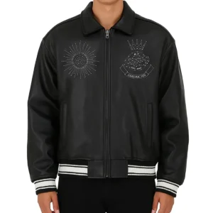 American Legend Light Rays Top-grain Leather Jacket