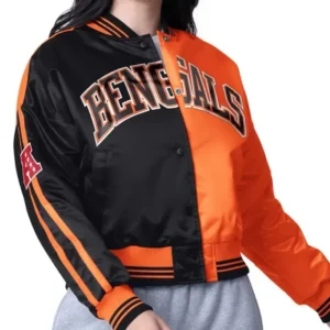 Cincinnati Bengals Zone Blitz Black and Orange Jacket