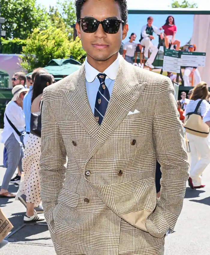Wimbledon 2026 Jaafar Jackson Checkered Blazer - Image 2