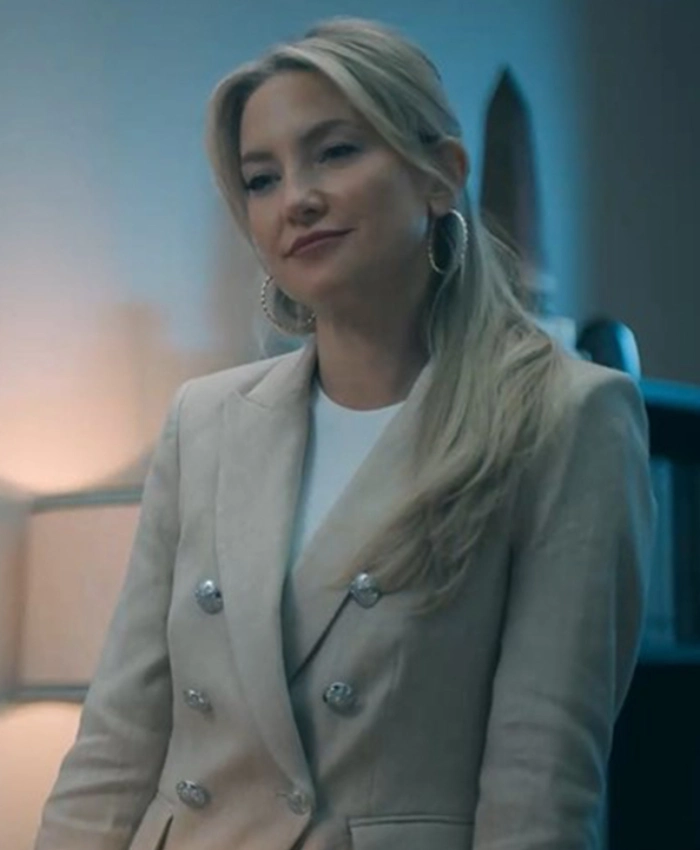 Kate Hudson Running Point S02 Beige Blazer