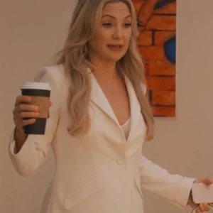 Kate Hudson Running Point S02 White Blazer