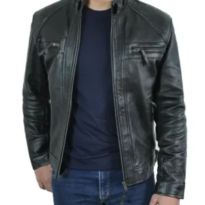 Men’s Black Shadow Biker Jacket