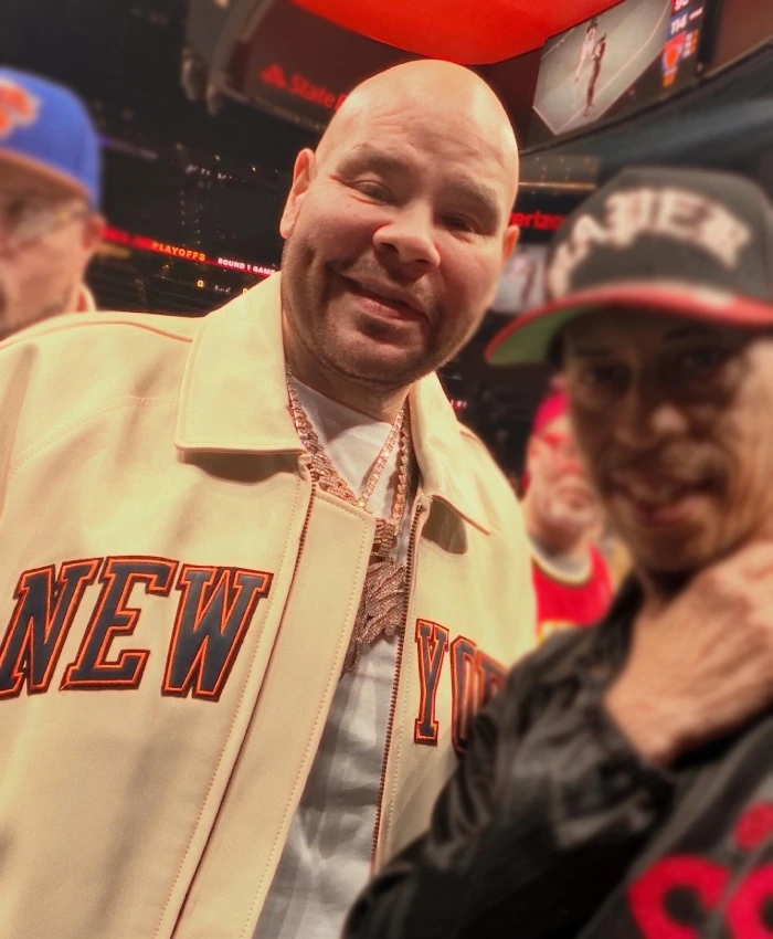 Fat Joe New York Knicks v Atlanta Hawks Jacket - Image 2