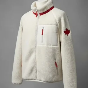 Heated Rivalry Team Canada Sherpa Fleece Jacket