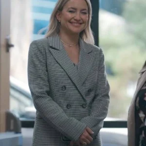 Running Point S02 Kate Hudson Double Breasted Blazer