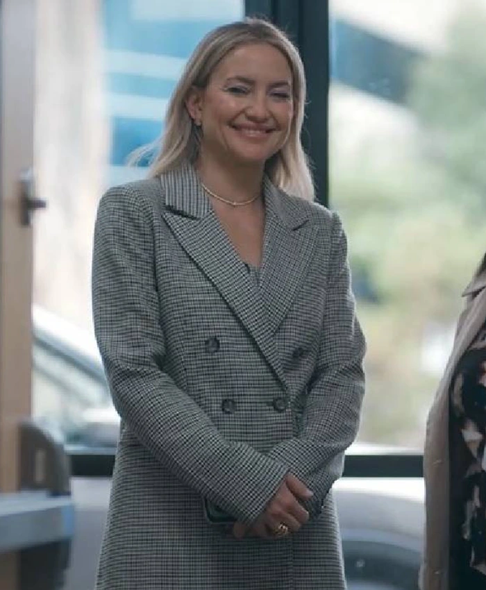 Running Point S02 Kate Hudson Double Breasted Blazer