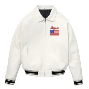 United America Map Leather Jacket