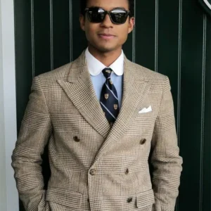 Wimbledon 2026 Jaafar Jackson Checkered Blazer